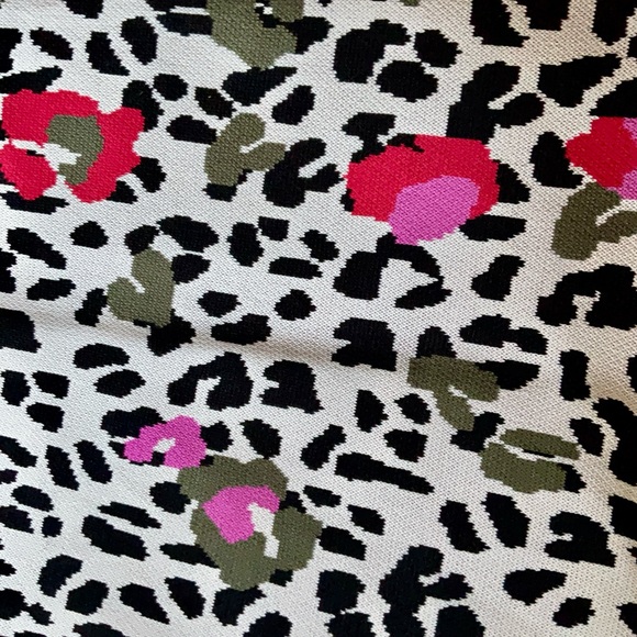 Ted Baker Leopard Sheath Mini Dress lightly used - Picture 10 of 10